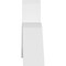Ekena Millwork Archdale Architectural Grade PVC Gable Bracket, 96"W x 20"H x 6"D x 6"F, 5/12 Pitch GBP096X20X0606ARC00 - alternate 3